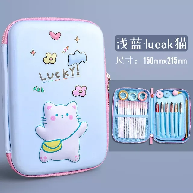 

Box Multifunctional Korean Cute Pencil Case for Young Girls Large Capacity Boys Primary School Pencil Case Girls