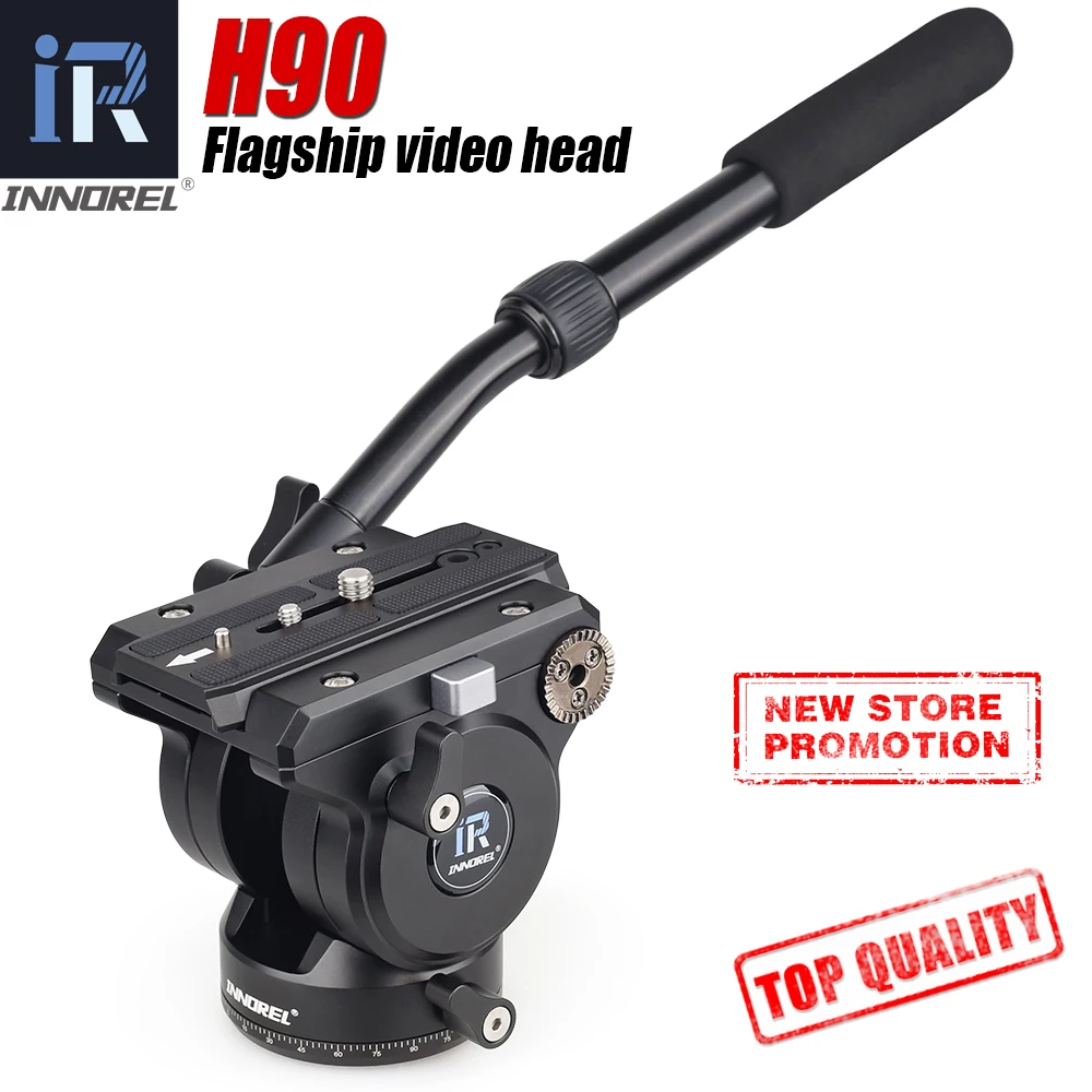 

INNOREL Flagship H90 Durable Digital Camera Monopod Tripod Heads CNC Technology Load Hydraulic Damping 15KG for Video