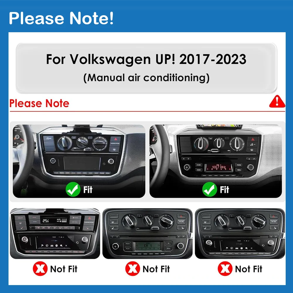 Фото Для VW Volkswagen UP! 2017-2023 Android 16 Carplay Автомагнитола Видео Мультимедийный плеер 5G 8-ядерный процессор №1