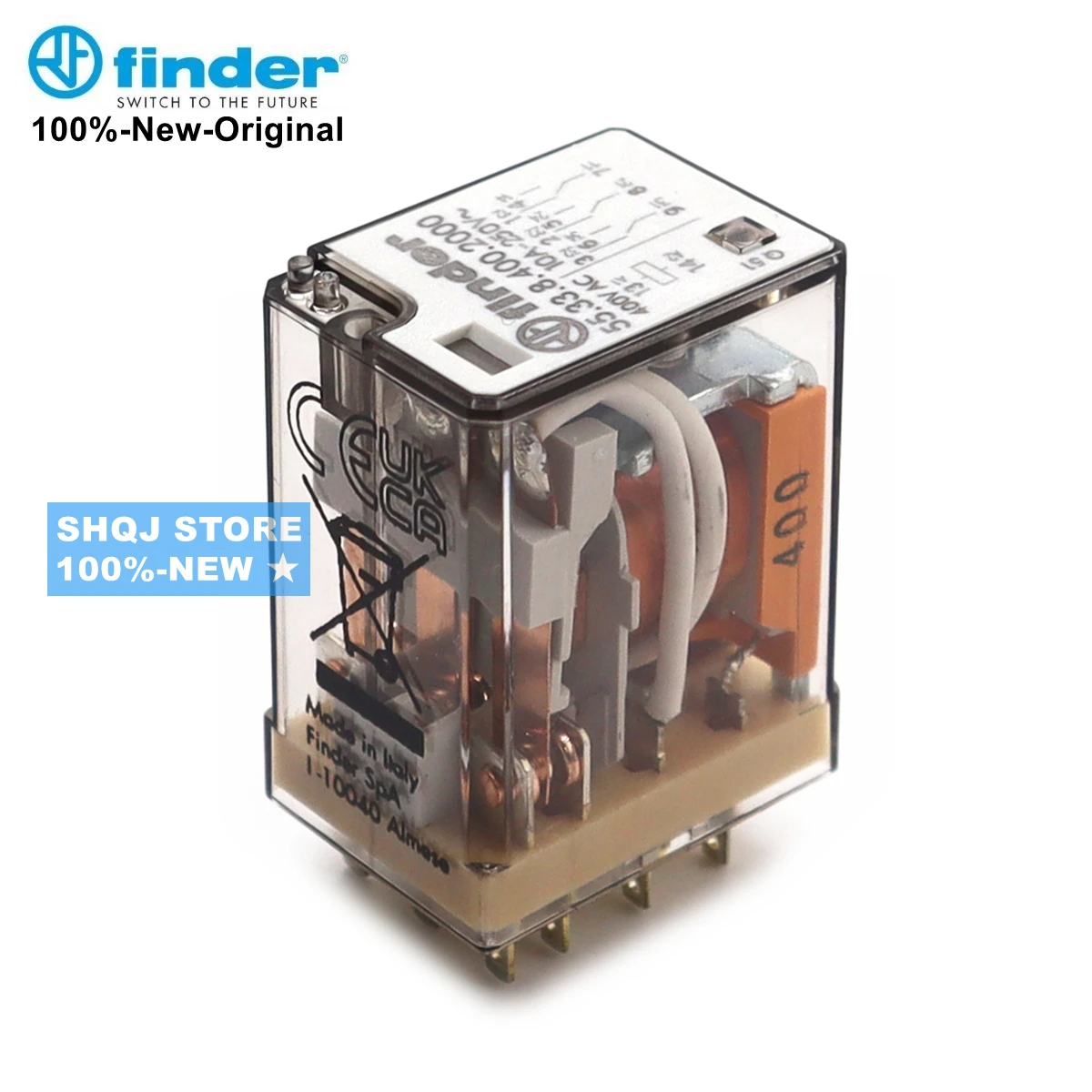 

FINDER 100%-НОВЫЙ 1 шт. 55.33.8.400.2000 400 В переменного тока 55.33.8.230.0010 55.33.9.024.0010 94.03 10A Реле оригинальное