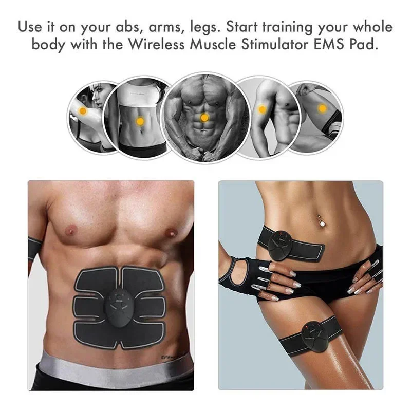 

Body Massager Fitness Muscle Trainer Arm Stimulator Hip Unisex Abdominal Weight Electroestimulador Muscular Slimming Loss