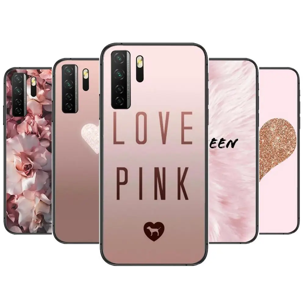 

Beautiful Rose Bling Picture Black Soft Cover The Pooh For Huawei Nova 8 7 6 SE 5T 7i 5i 5Z 5 4 4E 3 3i 3E 2i Pro Phone Case cas