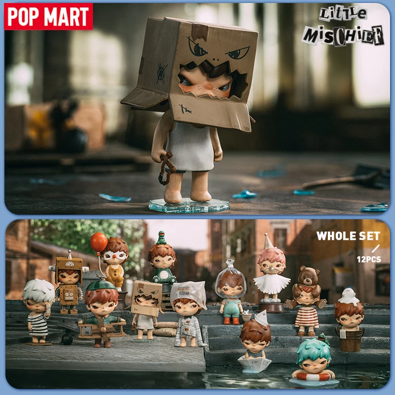 POP MART Blind Box Hirono Little Mischief Series 1pc/12pcs Mystery Box Action Figurine Cute Toy Birthday Gift Christmas images - 6