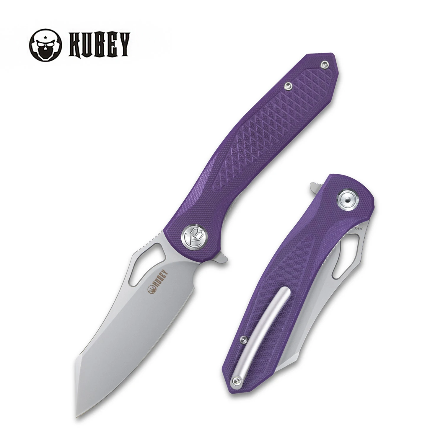 

Карманный нож Kubey Drake KB310 для повседневного использования, Bohler M390, лезвие из стали G10, ручные весы, глубокая переноска, карманный уличный клип