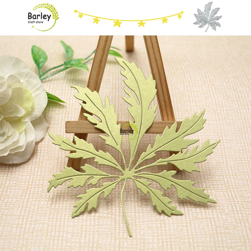 

Craft Die Cut Leaves Cutting Dies Scrapbook Album Cover DIY Decorative Embossing Paper Cards Making Tool