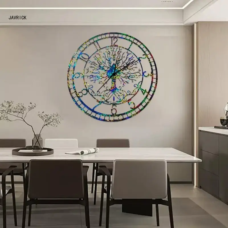 Круглые формы из смолы в виде дерева жизни для настенных часов изготовления