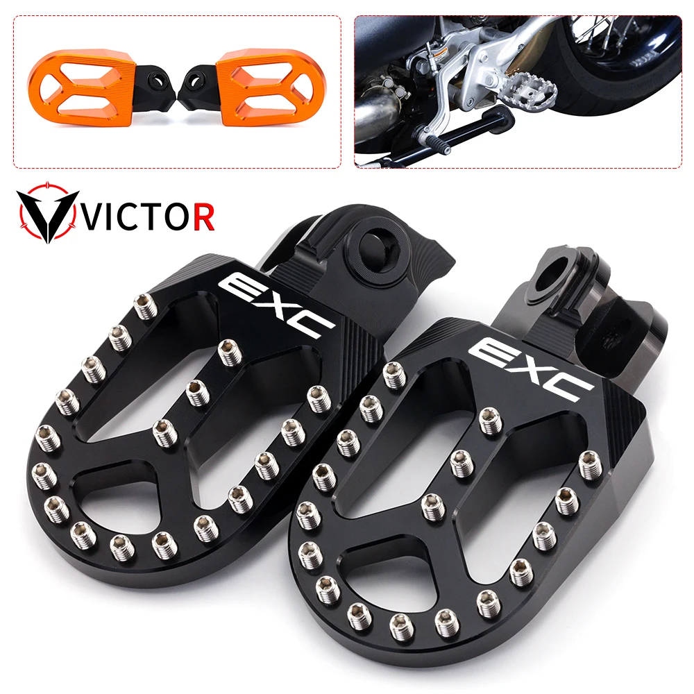 

Motorcycle Foot Pegs FootRest Footpegs Rests Pedals For KTM SX SXF EXC EXCF XC XCF XCW XCFW 85 125 150 200 250 300 350 450 530