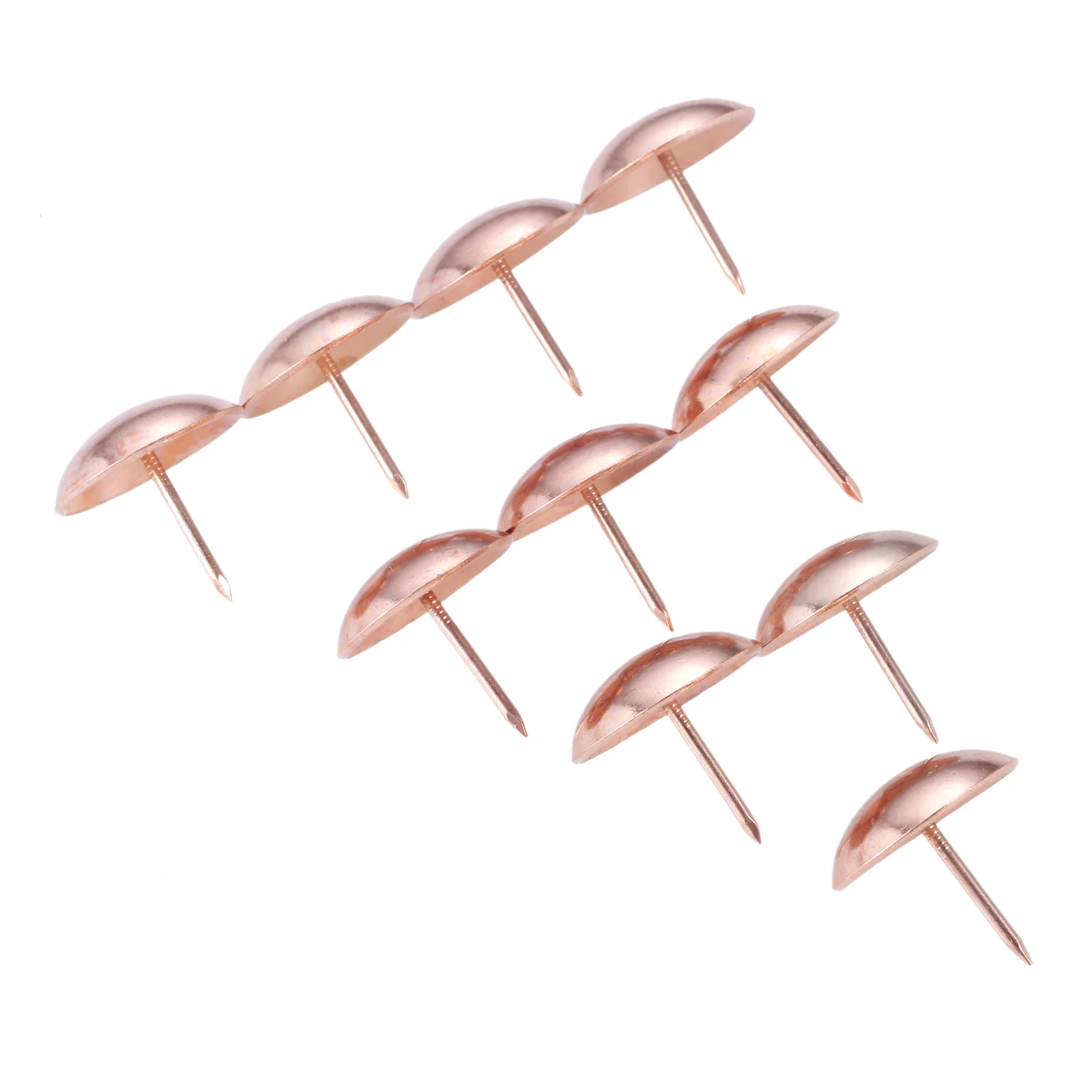 

10pcs 25mm Rose Gold Upholstery Nail Jewelry Chest Gift Wine Case Wooden Box Sofa Shoes Decorative Tack Stud Pushpin Doornail