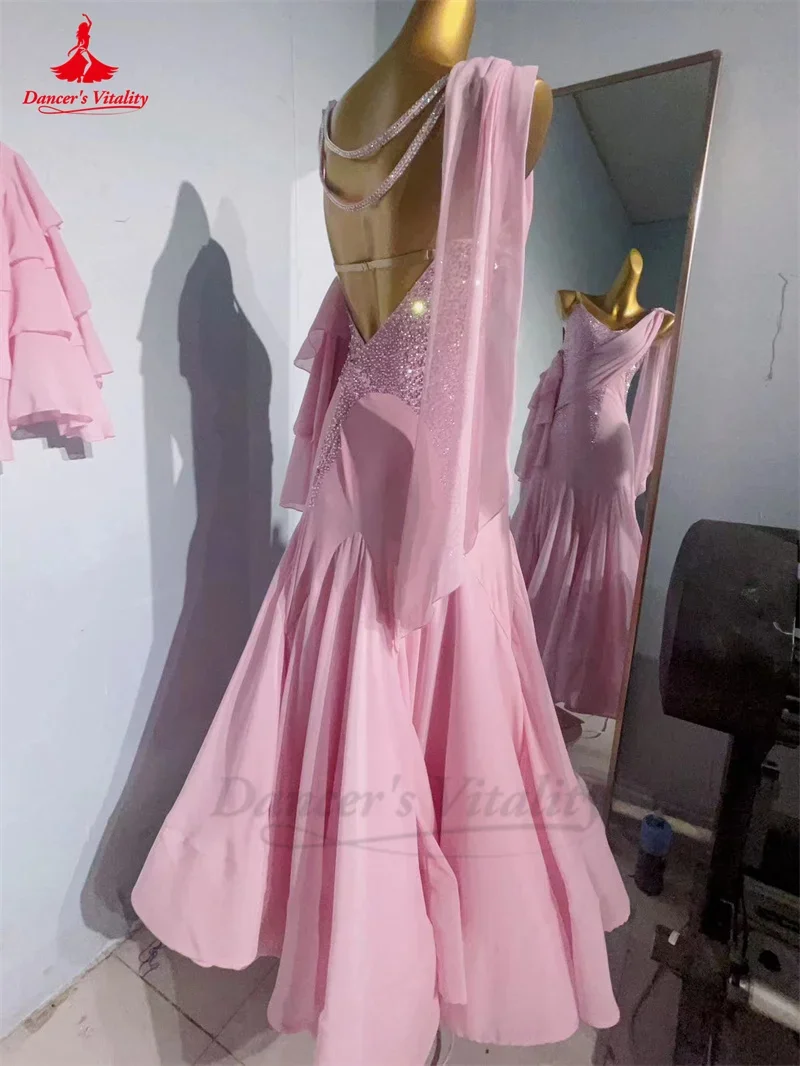 Стандартные Бальные платья для женщин Индивидуальный размер Вальс Модер Одежда