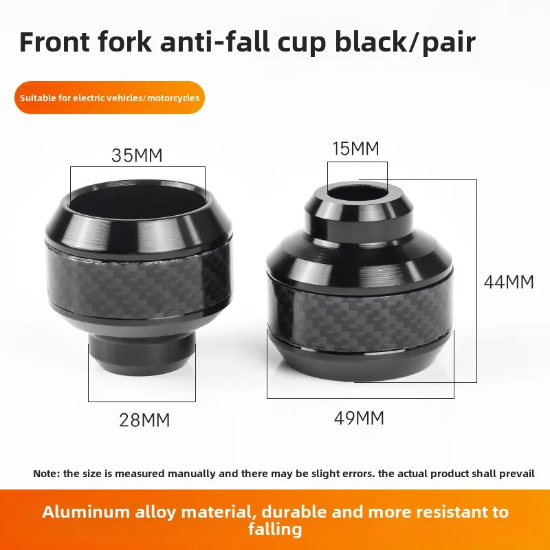 

2 шт. универсальная защита колес мотоцикла, защита от ударов, сплав для мотокросса, падающая передняя вилка, слайдер, амортизирующие чашки