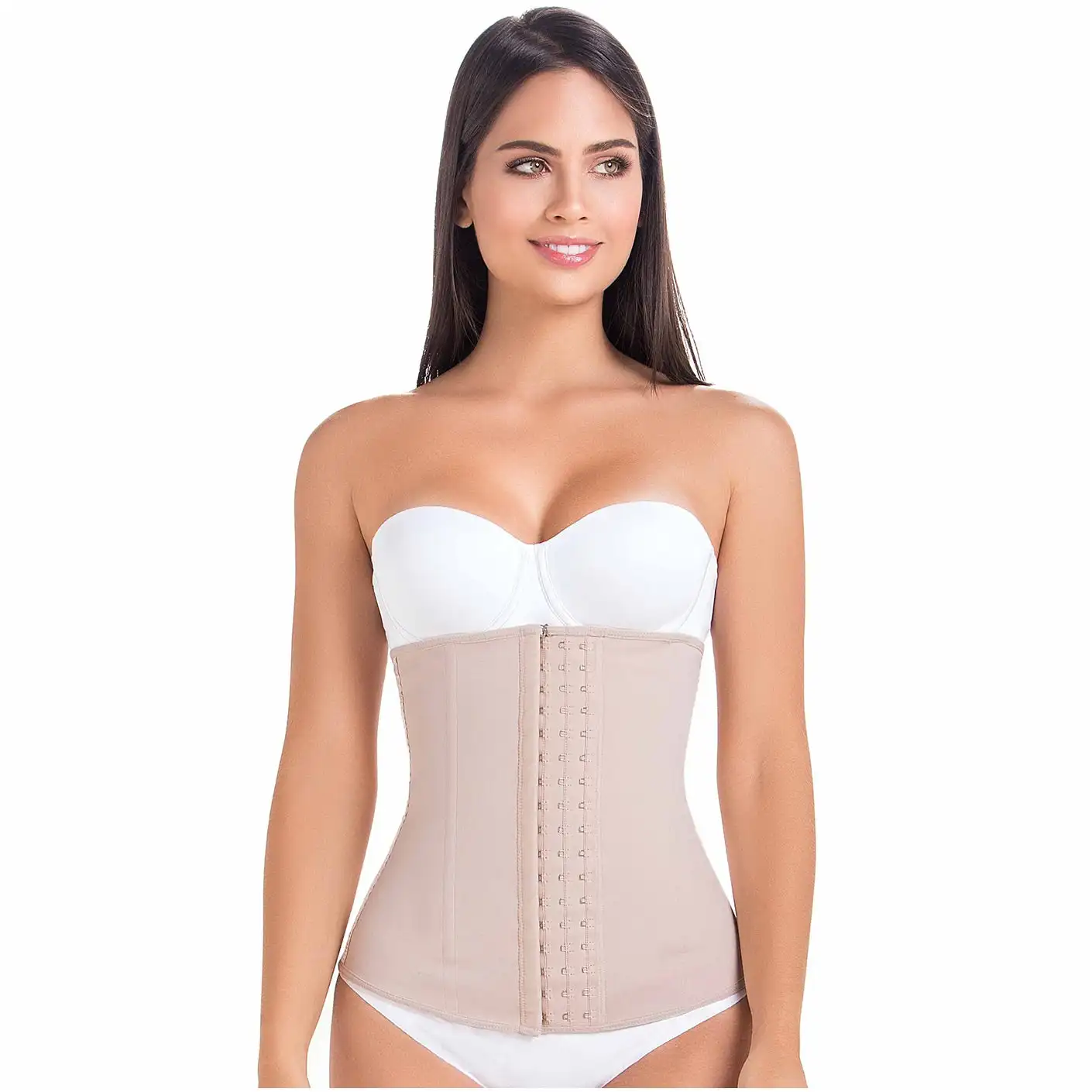 Fajas Colombians Girdles Reducing And Shaper With Three-Button Shaping Belts Waist Trainer Body Shaper