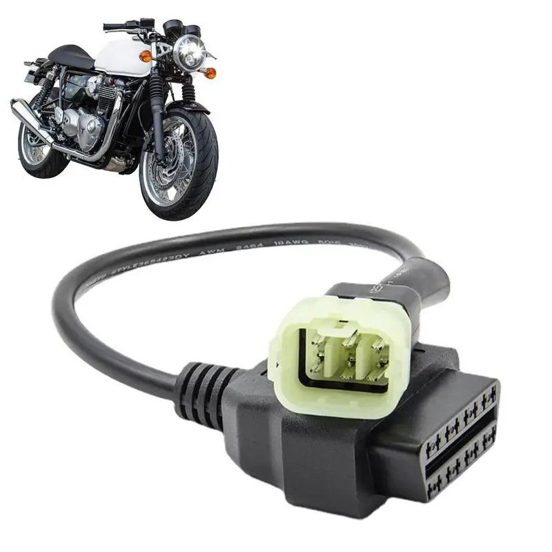 

Diagnostics OBD 16Pin to 6 Pin for Motorcycle Adaptor Cable for Motorcycle Fault Detection Connector Tool Car Accessories