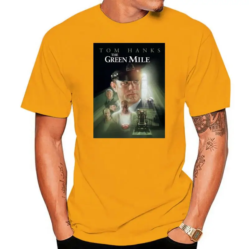 

Постер фильма «Зеленая миля», женская футболка, модная футболка в стиле Харадзюку, крутая футболка с логотипом, черно-белая футболка, женски...