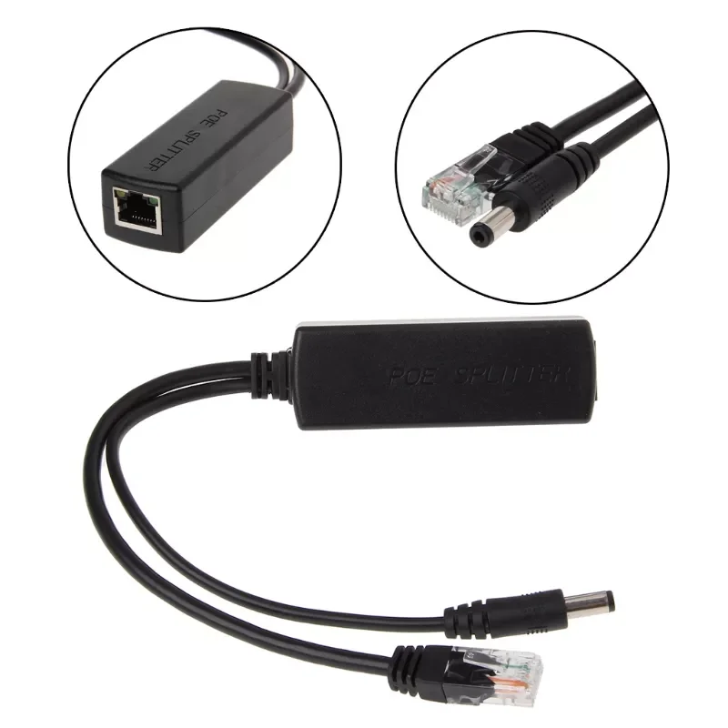 

10/100M IEEE802.3at/af Power Over Ethernet PoE Splitter Adapter For IP Camera