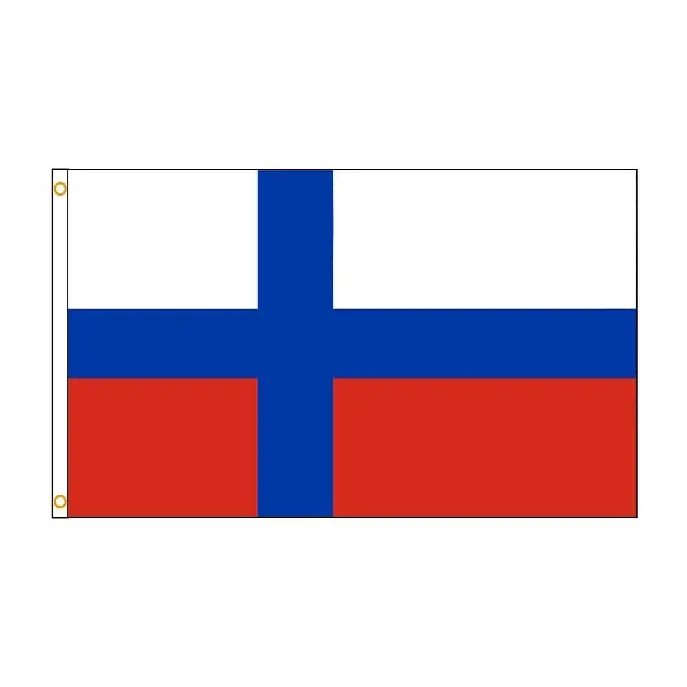 

Nordic Russian Flag Banner Decoration Pride Flag Custom Flag 90x150cm Polyester