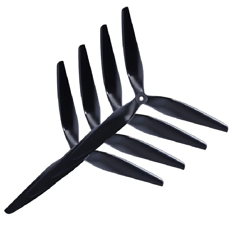 4 шт. Hqprop Hq Macroquad Prop 10x5x3 1050/9050 10 дюймов 9 3 лопасти черный углеродный усиленный