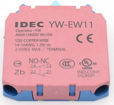 

Нормально открытый переключатель нормально закрытый YW-E10 E01 YW-EW20 EW11 EW02 NO NC switchs сделано IDEC