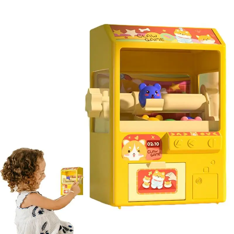 

Kids Candy Claw Machine Game with Light And Music Mini Arcade Machine Great for Hand-Eye Coordination Learning Fun for Children