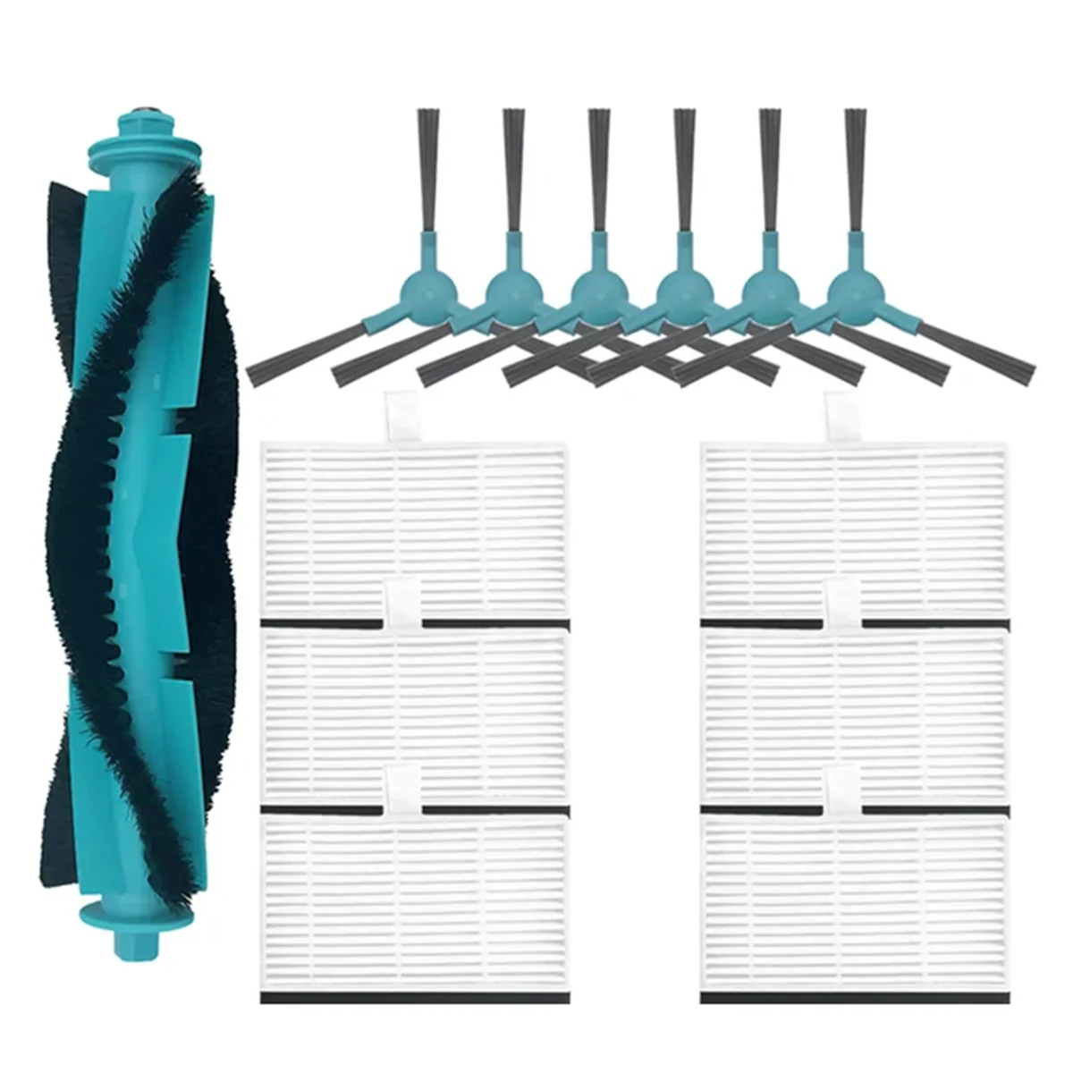 HEPA-фильтр с основной боковой щеткой для Conga 2499 Ultra Home Advanced / Atvel SmartGyro R80 аксессуары