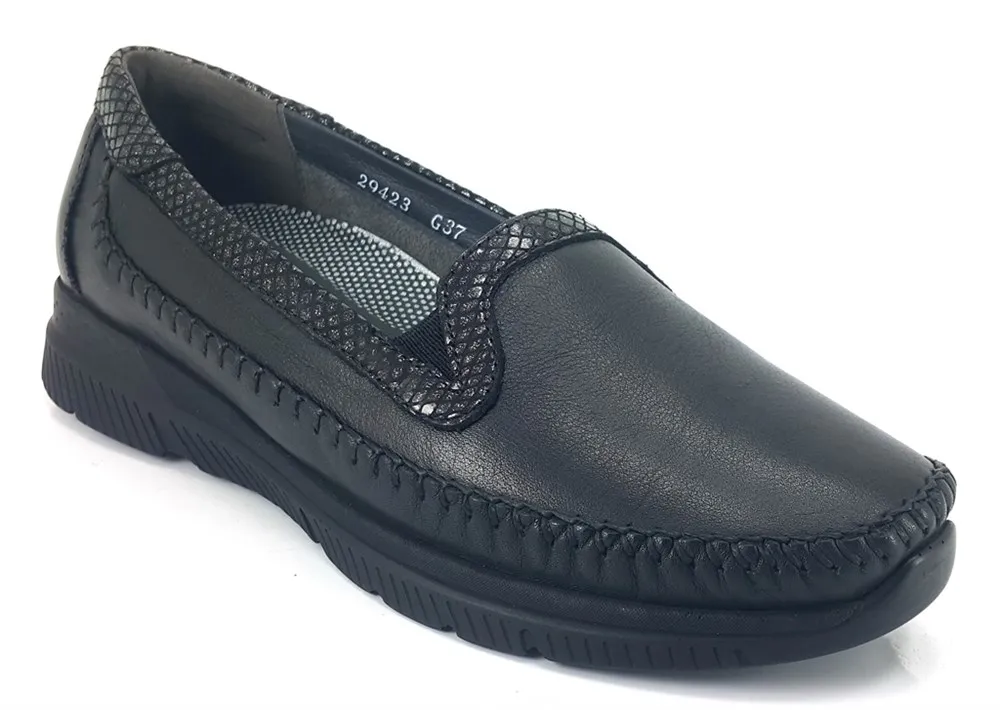 

2022 Trend new season Model leather shoes with customized and casual black forik leather shoes casual black forika