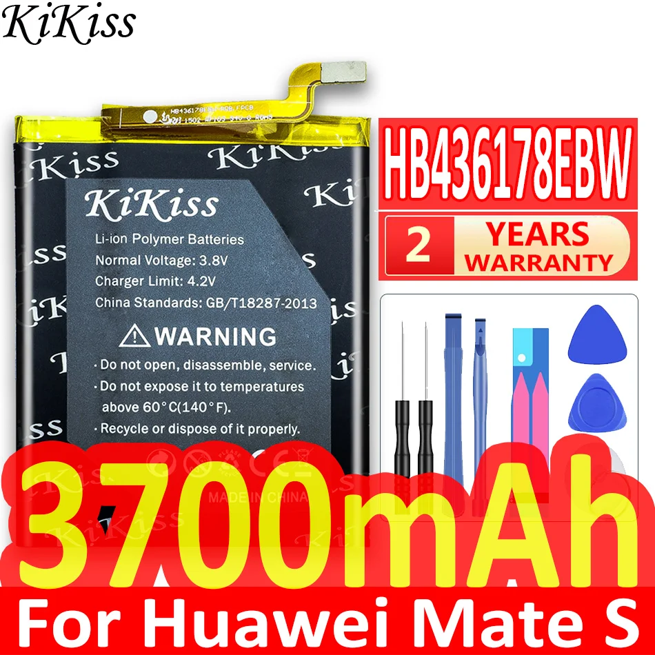 Аккумулятор большой мощности HB436178EBW на 3700 мА · ч для Huawei Mate S, аккумулятор яркостью/яркостью, яркостью, CL00,UL00,TL00