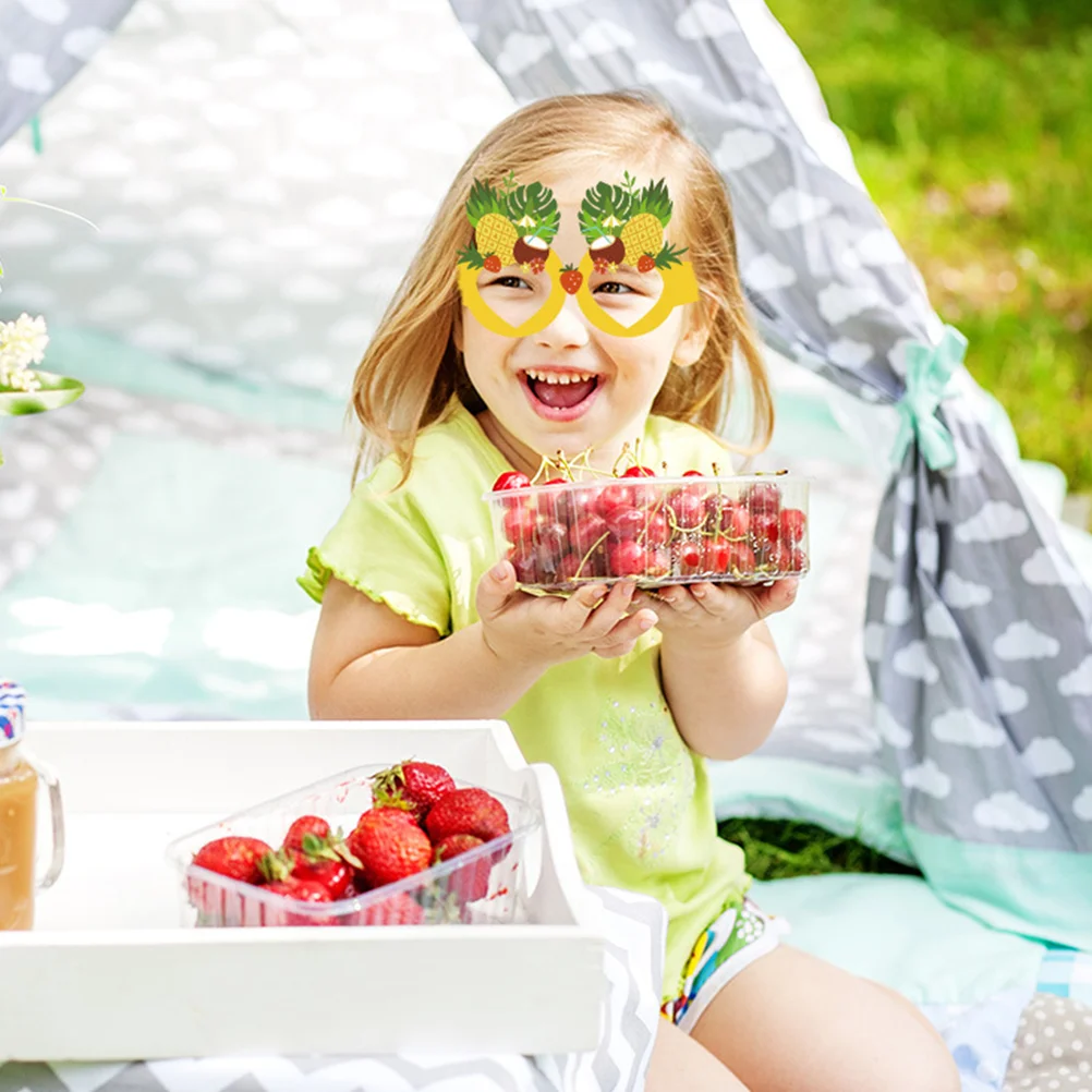 12 шт. фруктовые очки реквизит для фотобудки забавные объемные детские