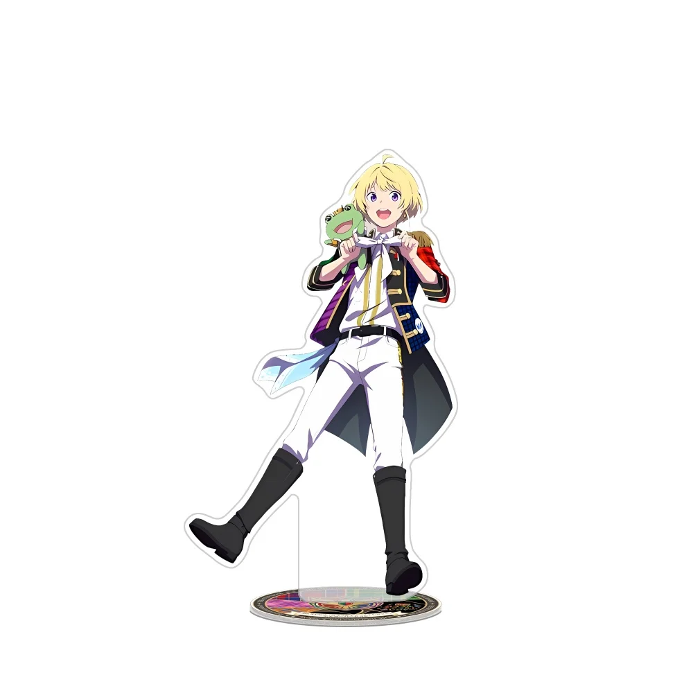 Фото Новая акриловая подставка-брелок The Idolmaster SideM 15 см: Теру, Цубаса, Нацуки в сценическом стиле, настольный декор, мультяшная фигурка №2