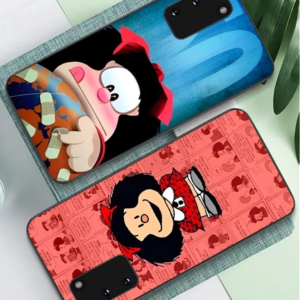 

Mafalda Phone Case For Samsung S 9 10 20 21 22 23 30 23plus lite Ultra FE S10lite Fundas