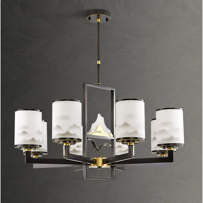 

Vintage Chinese Style Villa Full Copper Chandelier