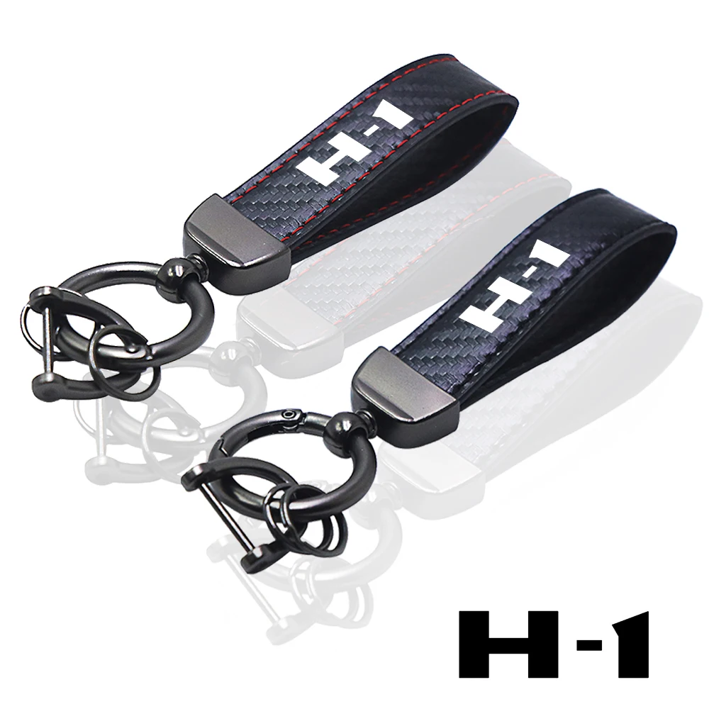 

for Hyundai H1 car Key chain Rings carbon fiber keychain Car Accessories
