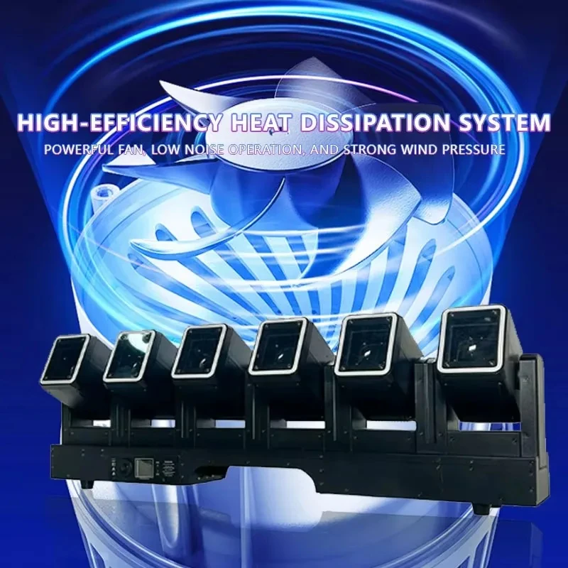 Фото Новые товары и большая акция: Сценический световой прибор Six Meridians Divine Sword 6X60W для диджеев, свадеб и клубов №4