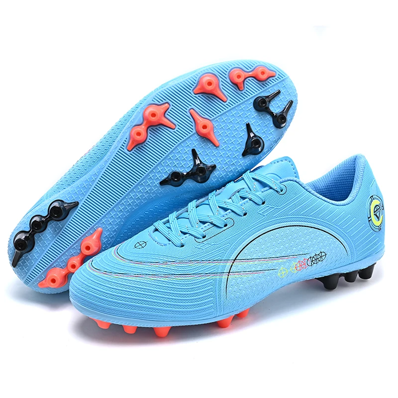 2022 New Football Boots Soccer Shoes High Quality Comfortable Light Non-slip Wear-resistant Grass Turf Lace-up Casual Ankle