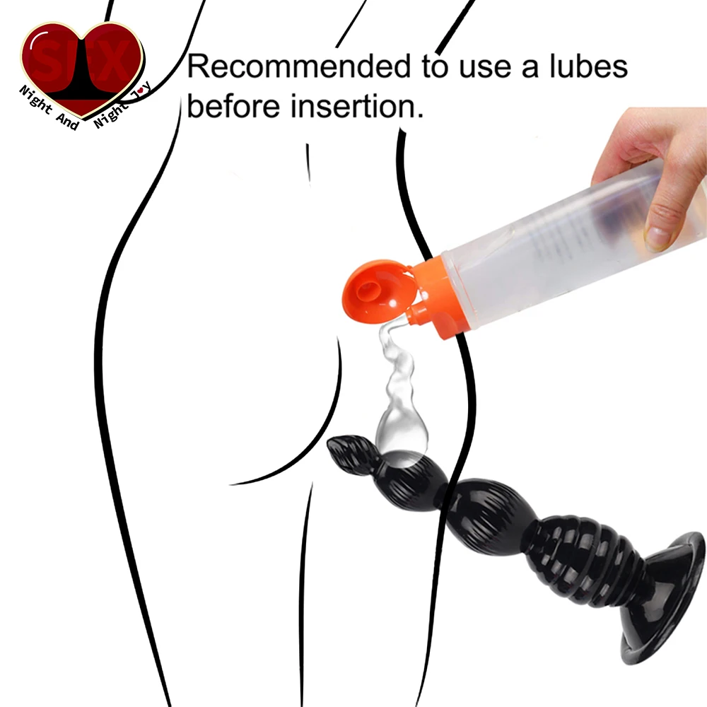 Силиконовая Анальная пробка фаллоимитатор для мастурбации вагинальная