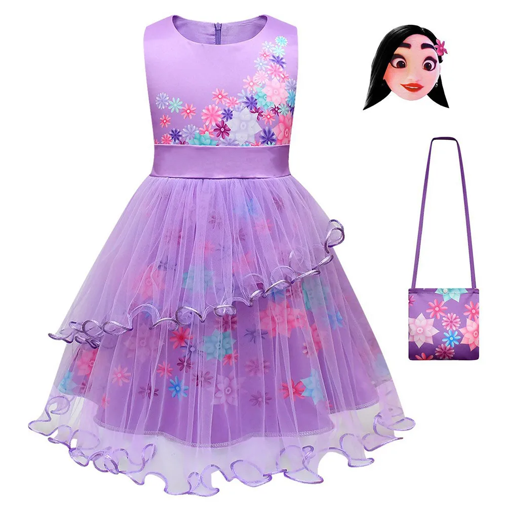 

Детское летнее платье-пачка без рукавов для девочек Mirabel, карнавальный костюм на Хэллоуин