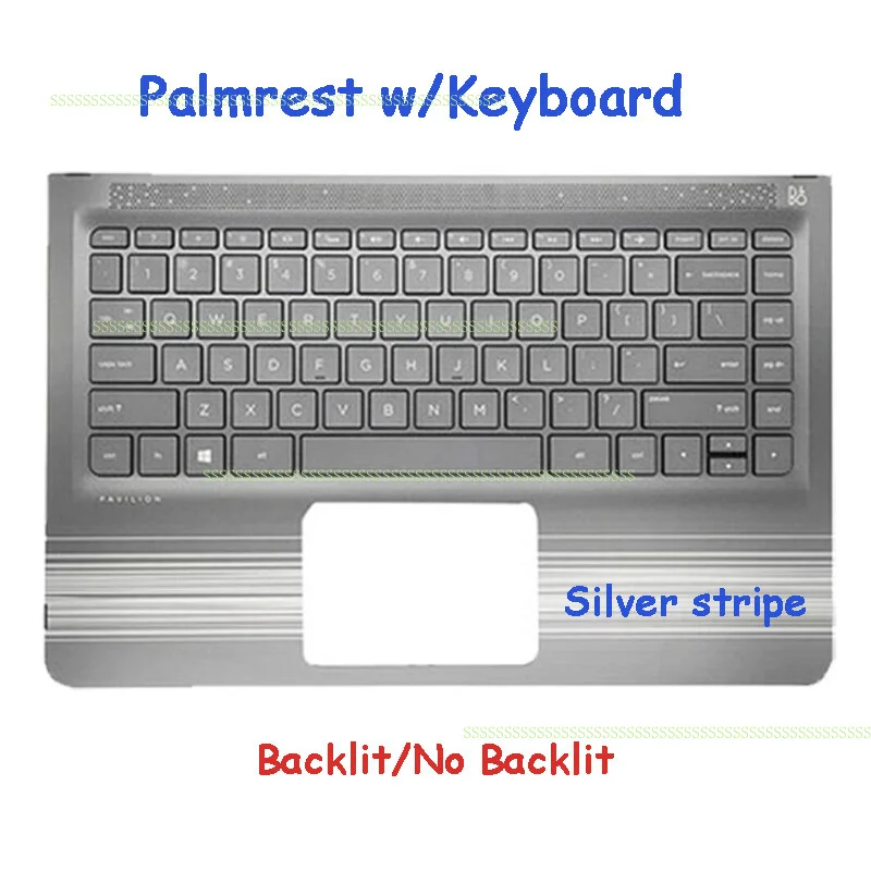 Y+Handauflage mit Licht Tastatur Для HP Pavilion X360 13-U 13T-U M3-U TPN-W118 (art.: 3920d15e779da) - 3920d15e779da