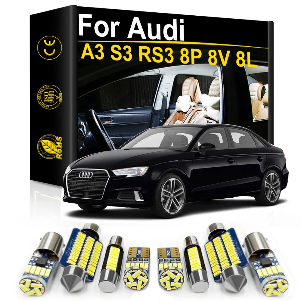 

Vehicle Canbus For Audi A3 8L 8P 8V Sportback Avant 1996 2005 2008 2011 2012 2020 2021 Accessories Parts Car LED Interior Lights