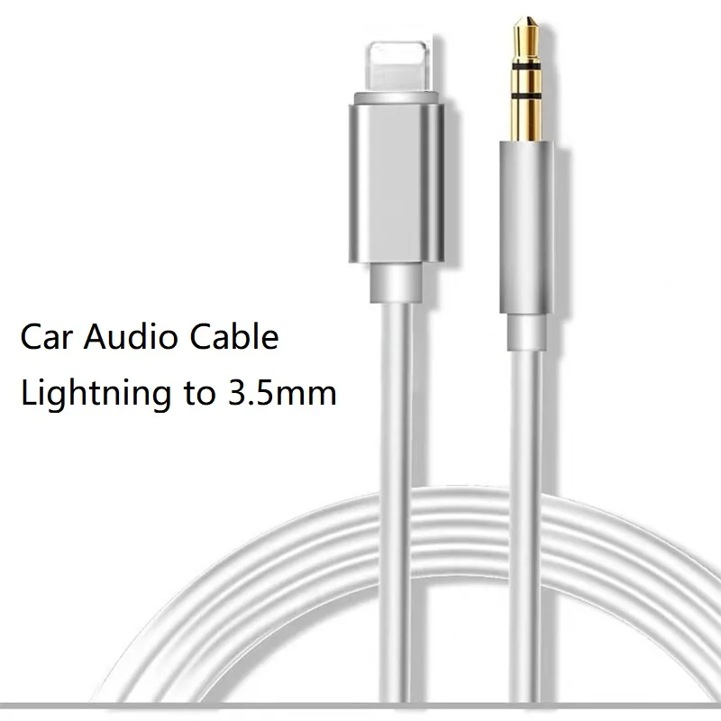 

1m Lightning To 3.5mm Headphone Jack Adapter Male AUX Cable Audio Extension Kable Connector Splitter For iPhone 14/13/12/11