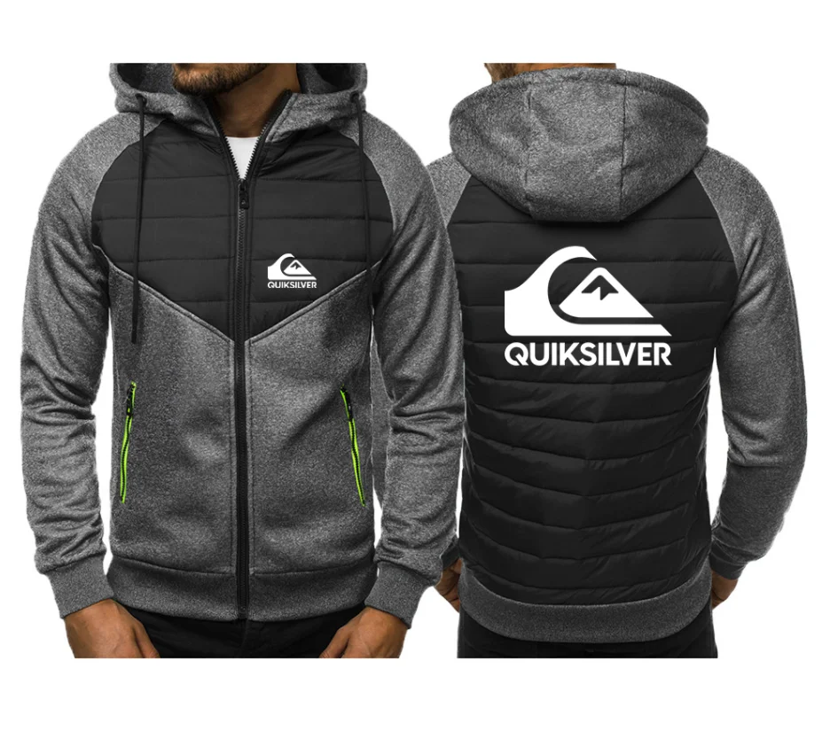 

Новинка 2023, мужские толстовки для Quiksilver Tools, весенне-осенняя куртка, Повседневная Толстовка, толстовка с длинным рукавом и молнией
