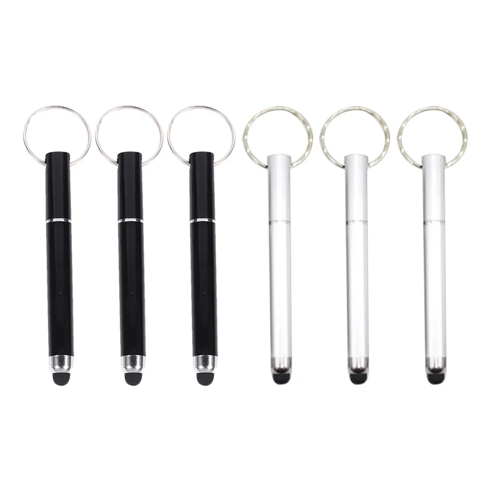 

Pen Stylus Capacitive Touch Screen Portable Keychain Keyring Tool Precision Mini Writing Point Tablet Pens Retractablehandy