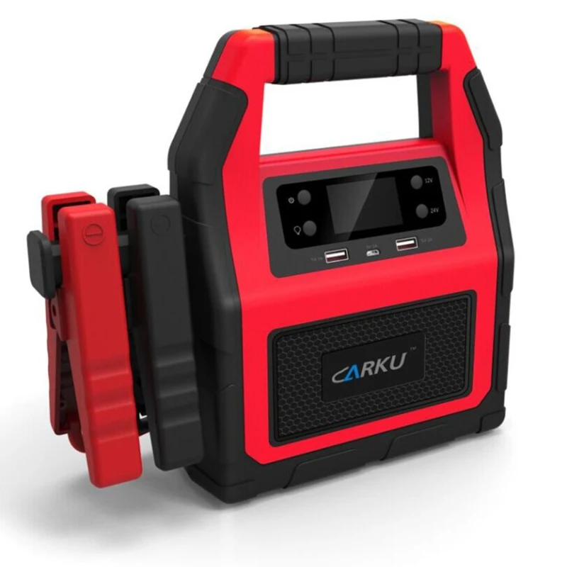 

12 24 volt emergency car jump starter battery When the car battery break down help start the car for auto assistance