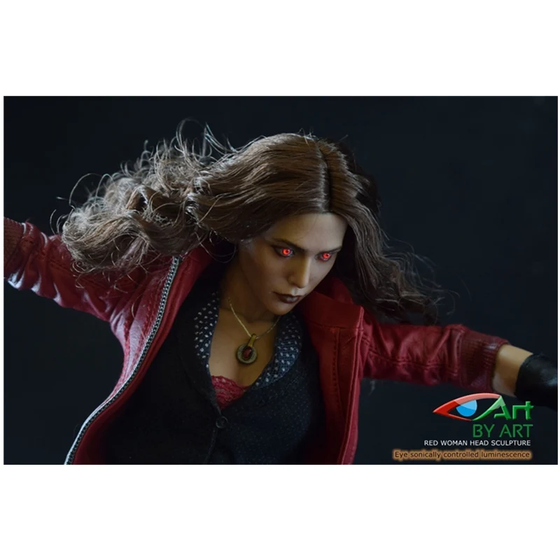 BY-ART BY-T5 1/6 модель малиновых глаз ведьмы могут быть подсветкой голосовое