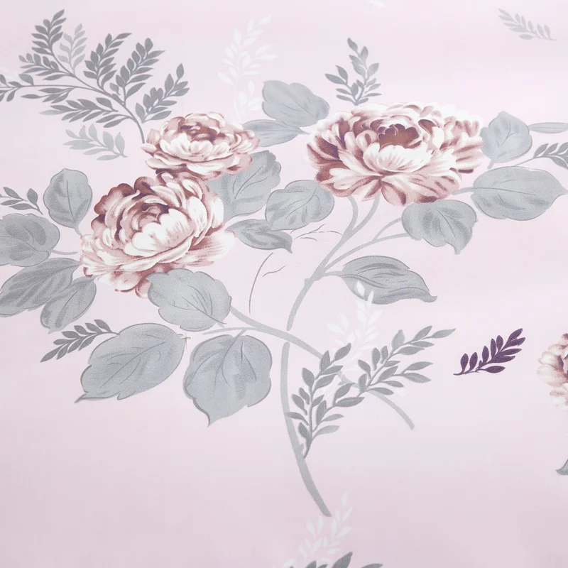 Модный всесезонный пододеяльник с цветочным принтом двухсторонний версии AB