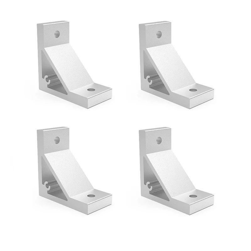 

4psc 60 High Vertical Aluminum Angle Code Fixed Parts Aluminum Profile Connecting Bracket Profile Angle 40 Extrusion Angle