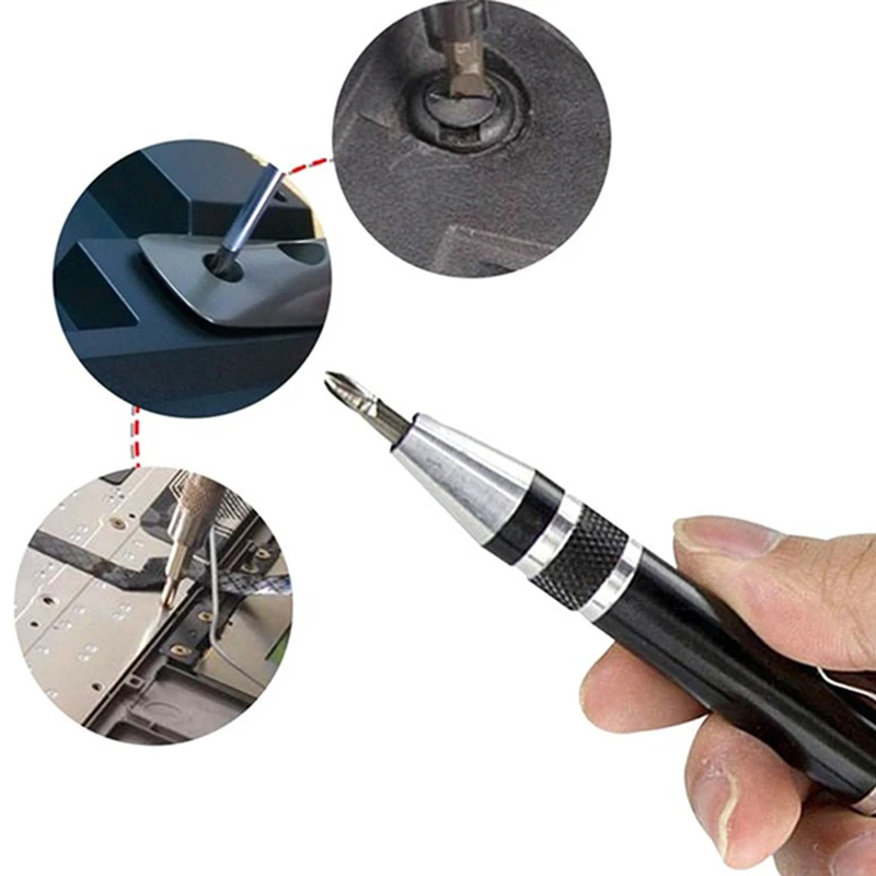 4 Colors Multifunction 8 In 1 Pocket Precision Mini Screwdriver Pen Repair Hand Tools Kit |
