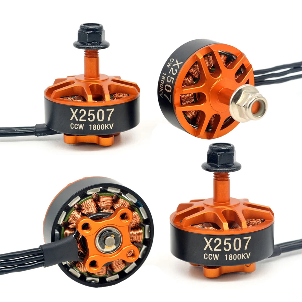 

Бесщеточный двигатель Surpass Hobby XM2507 1800 кв 3-6S CW CCW, диаметр вала 5 мм для телефона, модель Tyro129 FPV, гоночный Квадрокоптер-Дрон