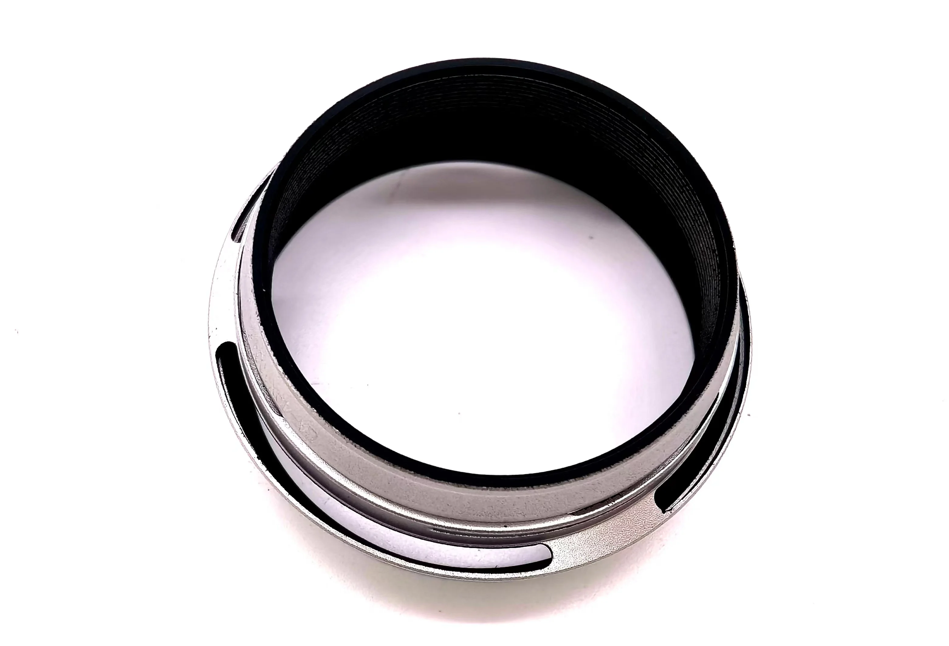 Новинка серебристая светозащитная бленда для объектива Fujifilm Fuji X100 X100S X70 X100T (Φ X100)
