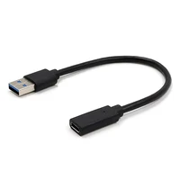 22cm usb 3 1 type c female to usb 3 0 male port adapter cable usb c to type a connector converter for android mobile phone