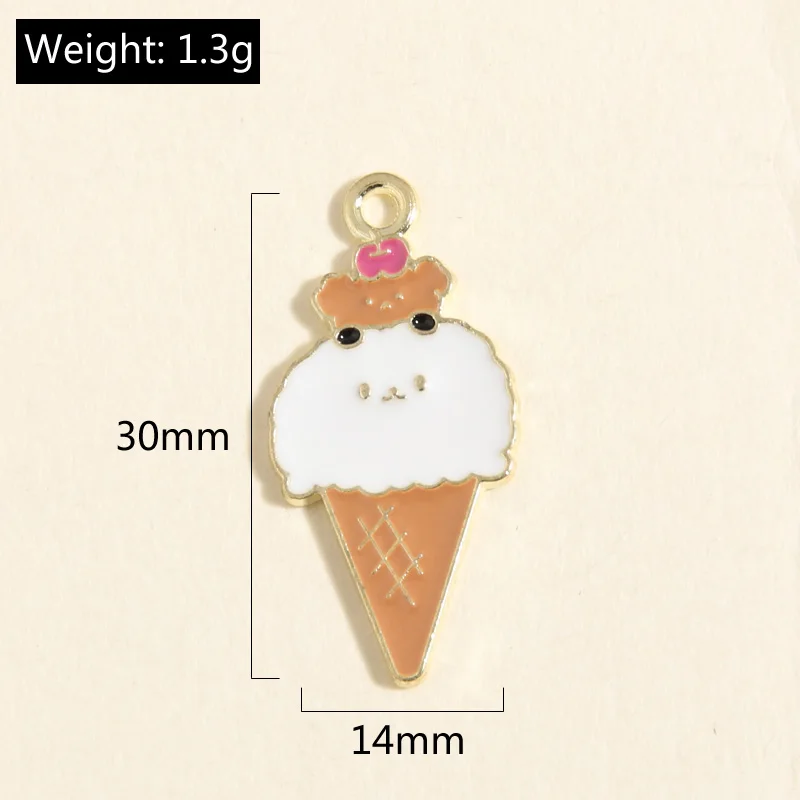 10 шт. подвеска в виде медведя 30 х14 мм