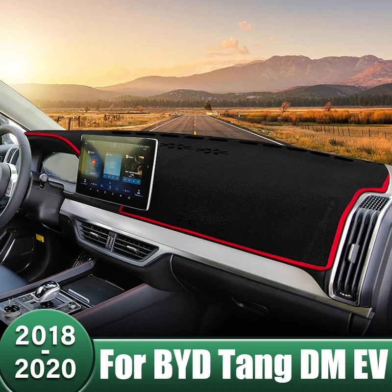 

Противоскользящие накладки на приборную панель автомобиля, аксессуары для защиты приборной панели от скольжения для BYD Tang DM EV 2018 2019 2020