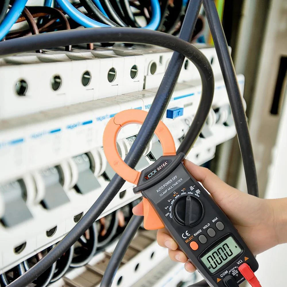 RuoShui Victor 6016A + клещи Автоматический диапазон AC DC Напряжение Амперметр Вольтметр Ом